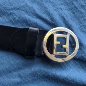 Fendi leather belt